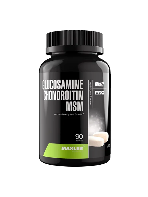 MAXLER Для суставов и связок Glucosamine Chondroitin MSM 90 табл, вариант, фото 5