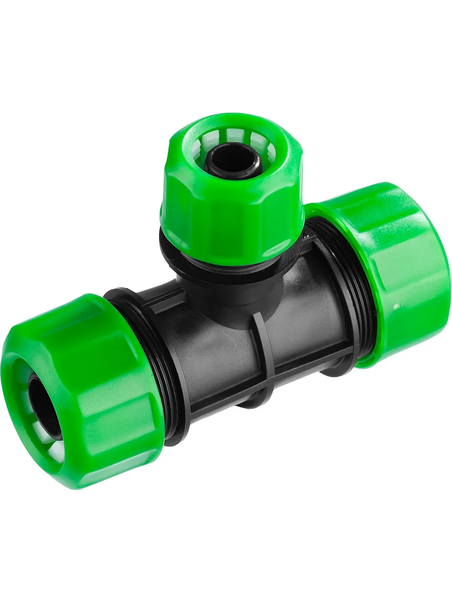 Цанговый тройник 1/2″ х 3/4″ х 3/4″, пластик ABS