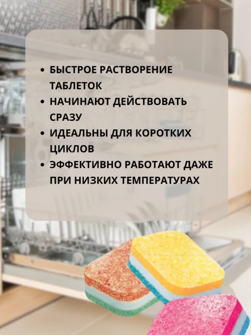 Mini Market Таблетки для посудомоечной машины Mix tabs, вариант, фото 3