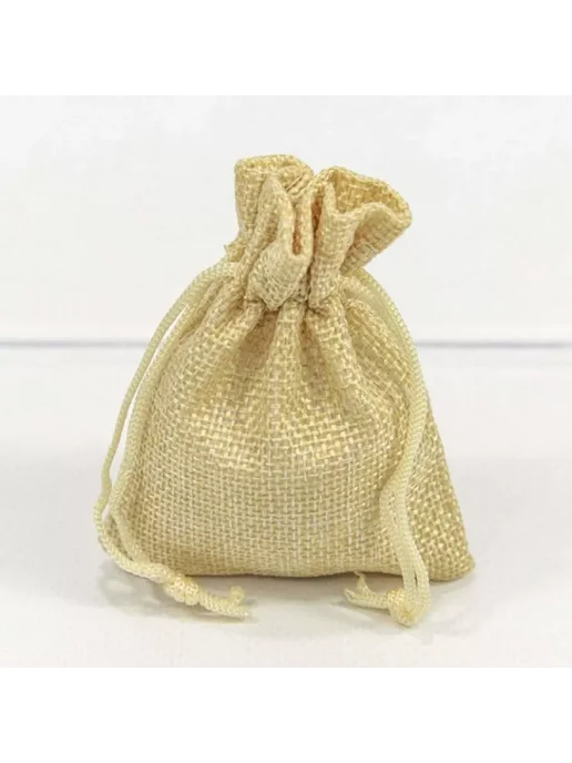 ALK BRAND N1 Мешочки подарочные льняные 9х12 см, 9x12 см, фото 2