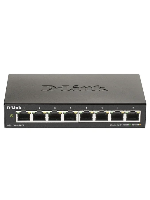 D-LINK Настраиваемый L2 коммутатор DGS-1100-08V2, Настраиваемый L2, фото 2