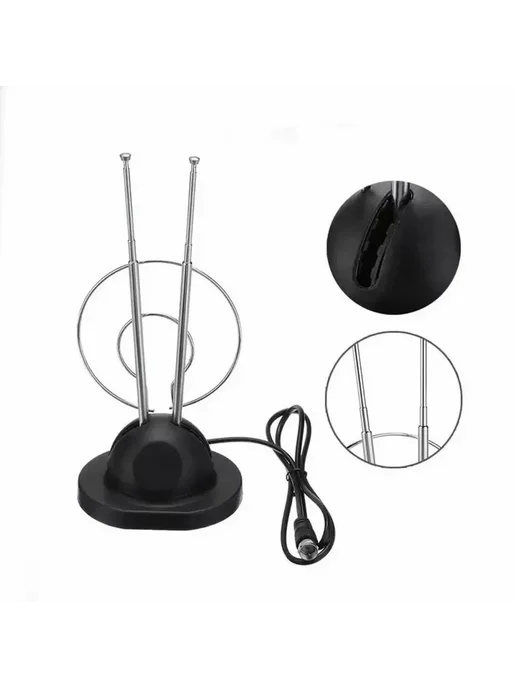 Антенна ТВ МВ ДМВ RGB TECH 1063(DB-618) комнатная, вариант, фото 2