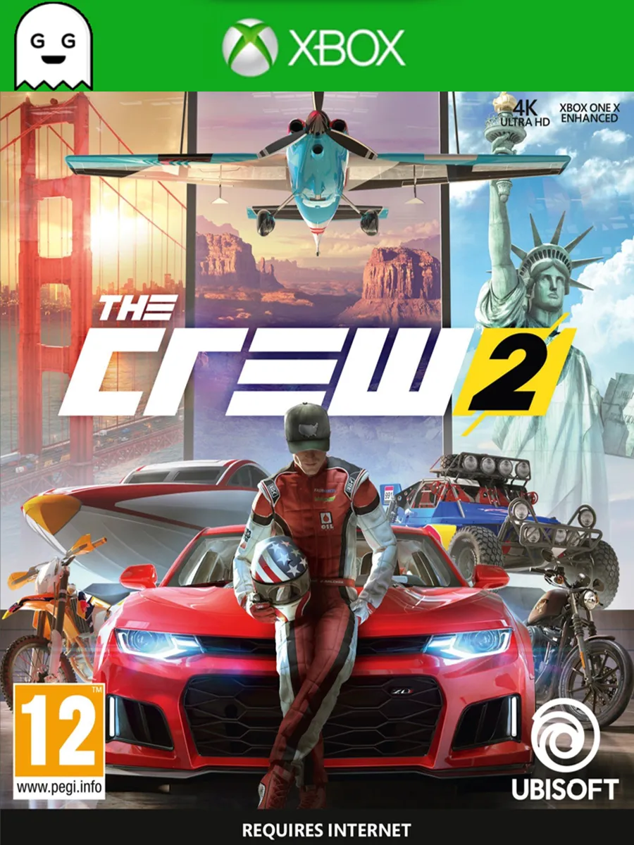 Игра The Crew 2, Код Ключ для Xbox One/Series X|S, Русс озв