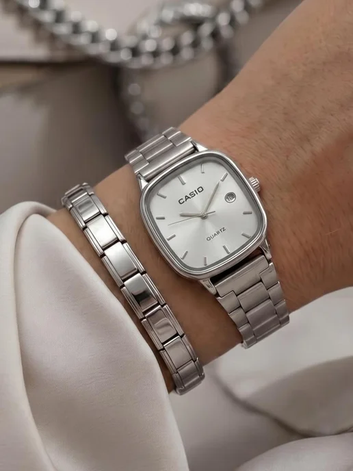 Eltime Часы наручные с браслетом, серый