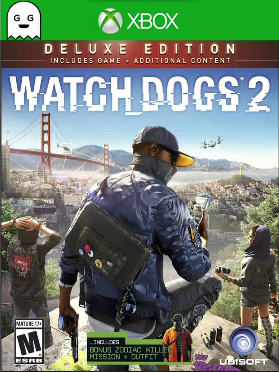 Игра Watch Dogs 2 Deluxe Edition, Код Ключ One/Series X|S