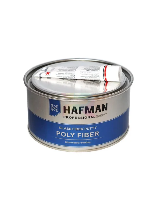 Hafman Автошпатлевка хафман со стекловолокном Fiber 0,5 кг, 1 кг
