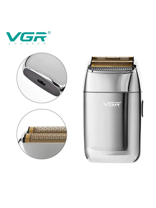 VGR PROFESSIONAL Электробритва V-399, серый, фото 2