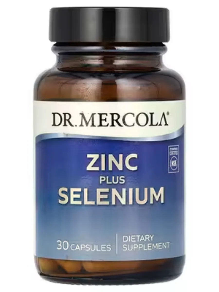 Zinc plus Selenium, Цинк и Селеном, 30 капсул