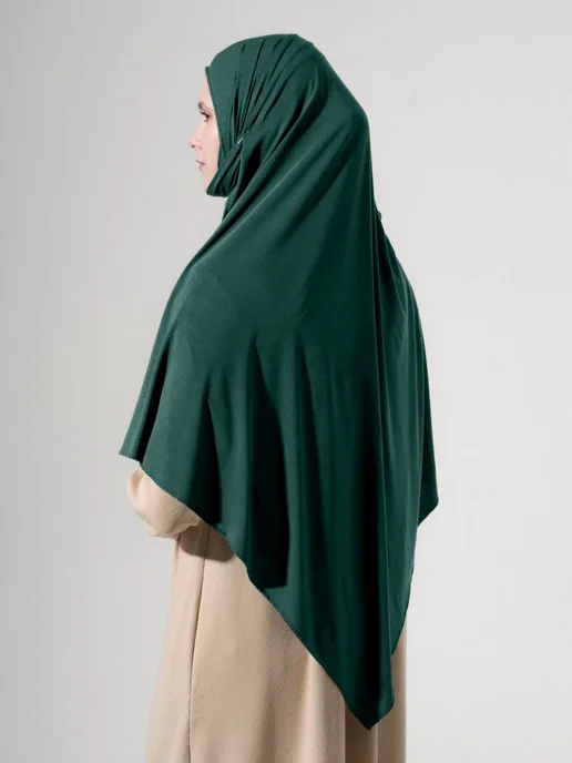 Muslim Dress Хиджаб мусульманский шарф калифорния, зеленый, фото 4