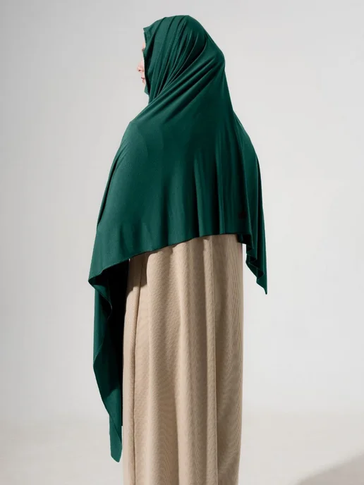 Muslim Dress Хиджаб мусульманский шарф калифорния, зеленый, фото 6