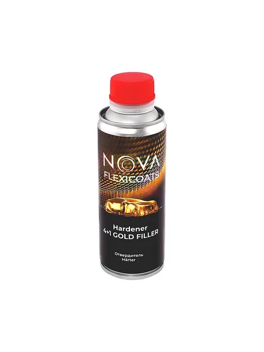 NOVA Flexicoats Акриловый грунт-наполнитель NOVA 4+1 Gold серый 0,8 + 0,2 л, 200 мл, фото 5