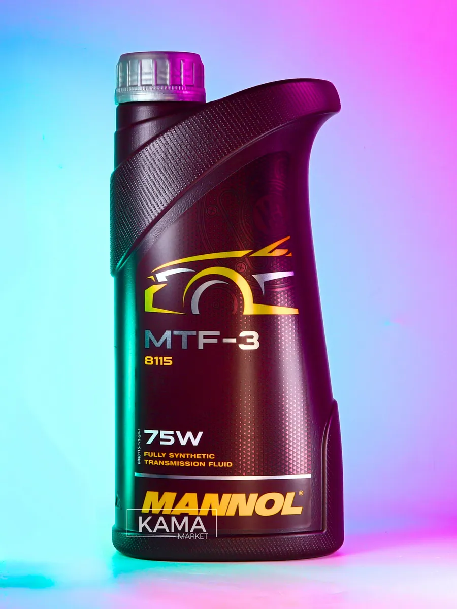 Трансмиссионное масло MTF-3 75W синтетическое 1 л