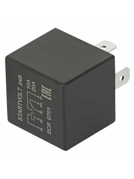 STARTVOLT Реле 5 контактное 24V 10 20A без кронштейна без резистором, вариант, фото 8