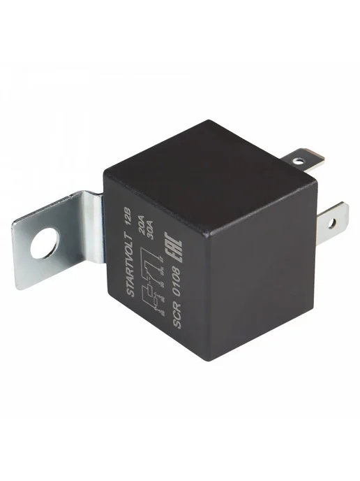 STARTVOLT Реле 5 контактное 12V 20 30A с кронштейном с резистором, вариант, фото 8