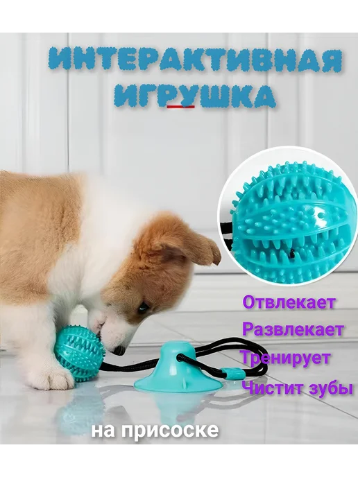 K.I.N_zoo игрушка для собак, голубой