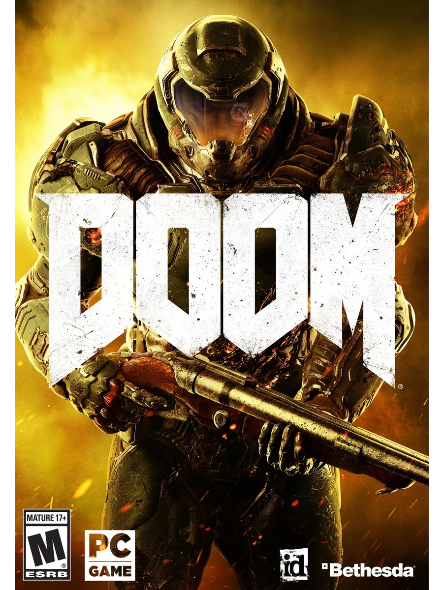 Игра DOOM 2016, цифровой ключ для PC(ПК), Русс озв, Steam