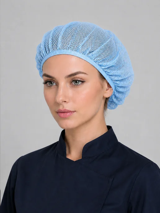 Kapslook Шапка поварская из сетки многоразовая, колпак, фото 2