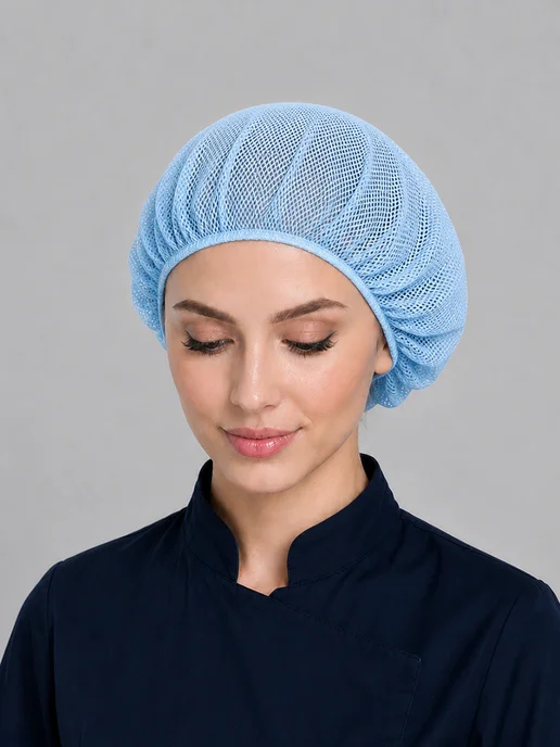 Kapslook Шапка поварская из сетки многоразовая, колпак, фото 4