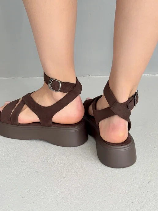 Loverse all stars Сандалии босоножки летние, коричневый, фото 6