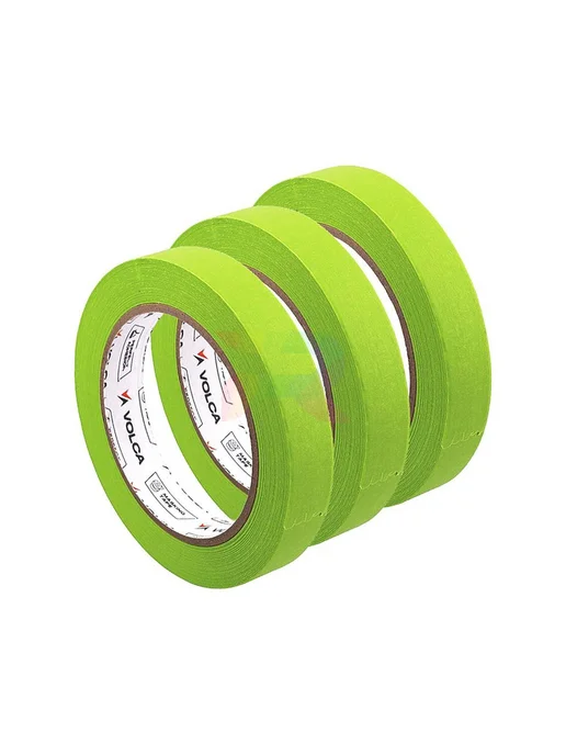 VOLCA Малярная лента Green 18 мм. 40 м, комплект 3 шт, 40 м, 3 шт