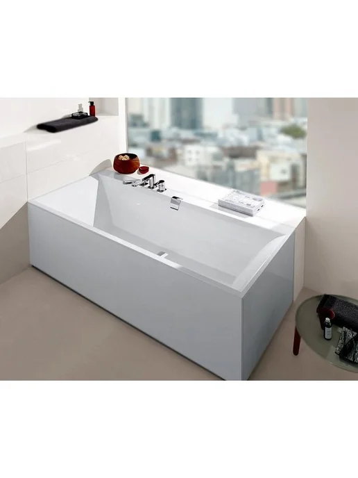 Villeroy & Boch Квариловая ванна Squaro Edge 12 190х90 без гидромассажа, 190x90, фото 6