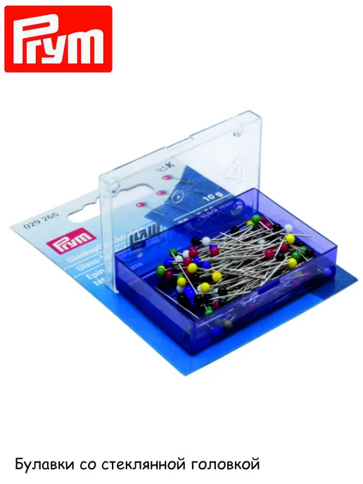 Prym Булавки с разноцветными головками, 0,60*30мм, вариант