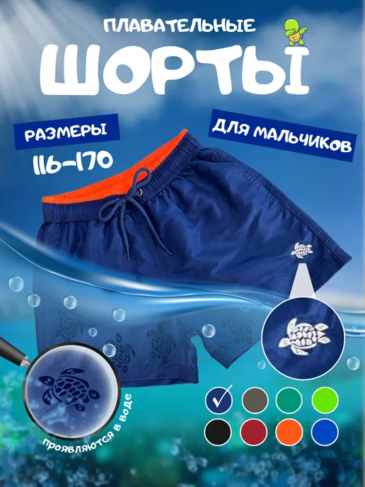 BeSTиль Шорты пляжные для плавания, синий