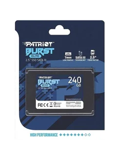 Patriot Memory SSD накопитель Burst Elite, 240 ГБ