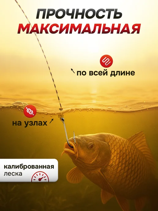 EVOLUTION Леска рыболовная на плотву 3д 0.12 мм 100 мт, черный, фото 5