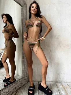 BBird's Купальник раздельный бикини на завязках с низкой посадкой - фото 10