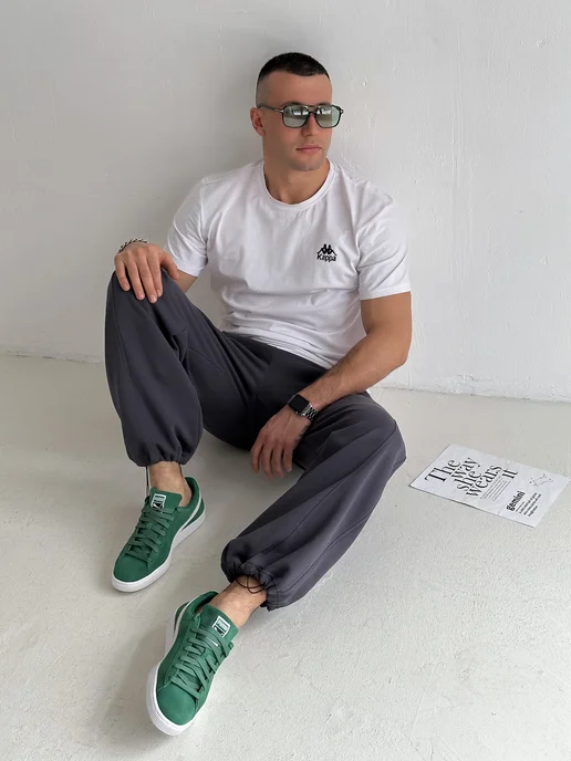 HYPEWEAR Широкие спортивные штаны, серый, фото 3