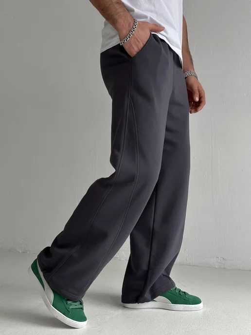 HYPEWEAR Широкие спортивные штаны, серый, фото 7