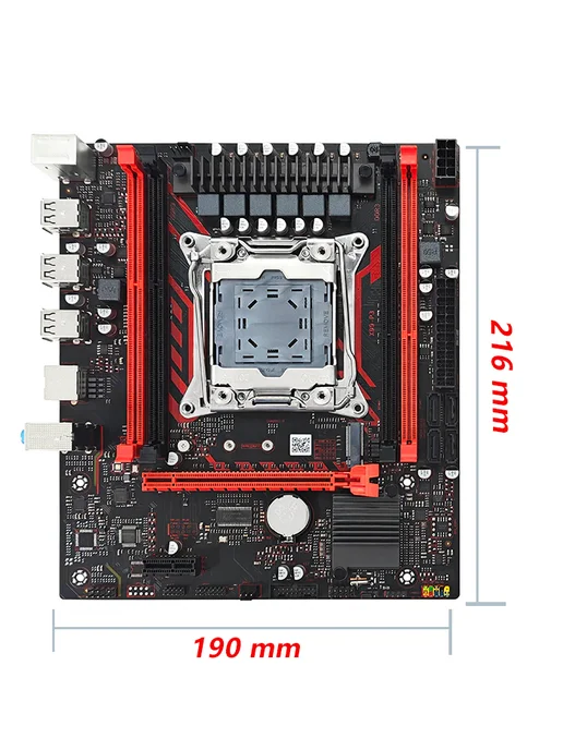 Huassen X99 P3 комплект материнская плата с E5 2666 V3 2x8G DDR3, вариант, фото 5