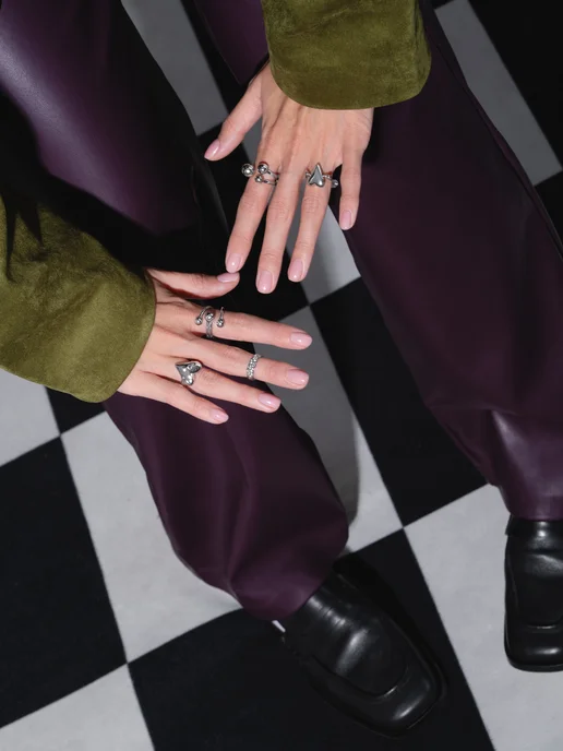Аксессорика Кольцо крупное безразмерное бижутерия Accessorica, вариант, фото 3