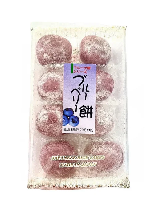 Kubota Seika Моти рисовые пирожные дайфуку с черникой, 225 г, 225 г, фото 4