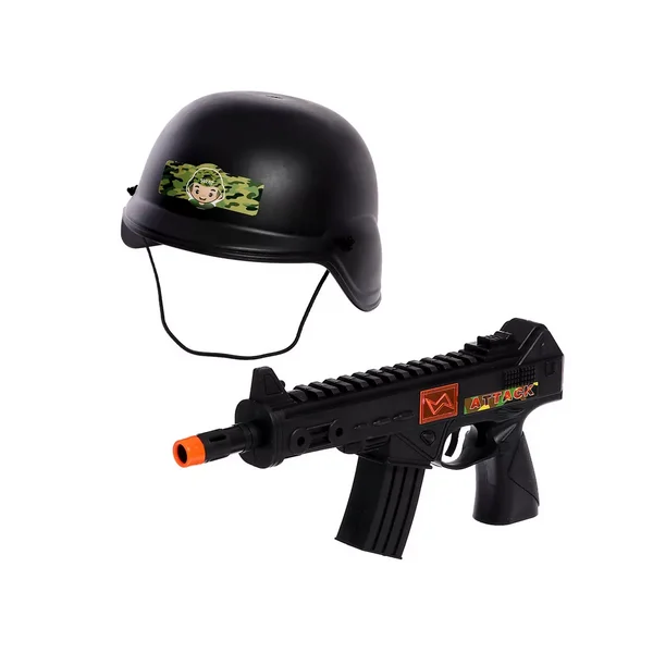 Набор военного Автоматчик 2 предмета, цвет МИКС