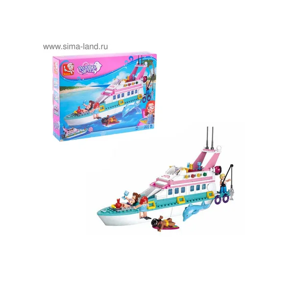 Конструктор «Розовая Мечта: яхта», 328 деталей