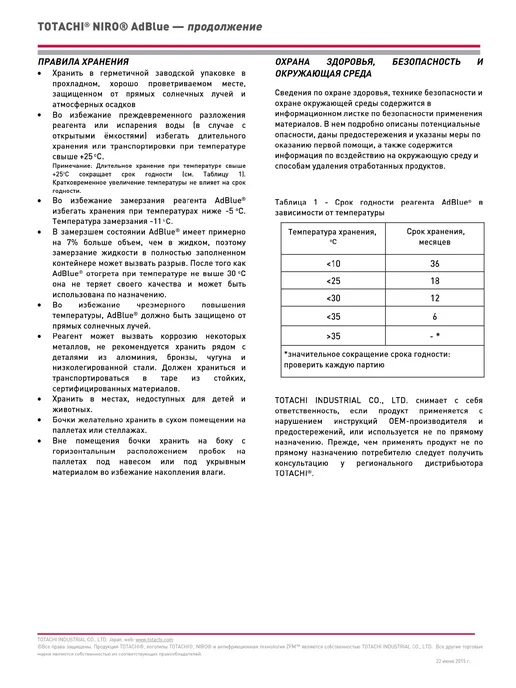 TOTACHI AdBlue мочевина для дизеля (20 литров), вариант, фото 5
