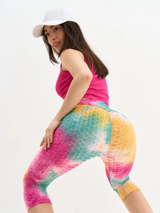 Z&M MODA Капри Вафли, желтый