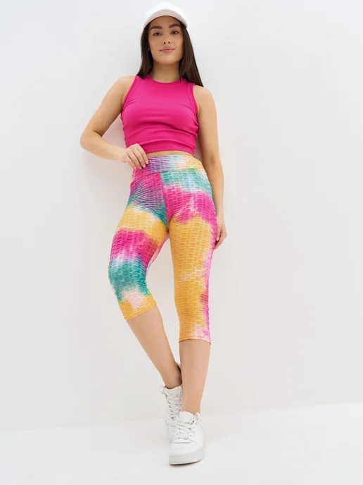Z&M MODA Капри Вафли, желтый, фото 2