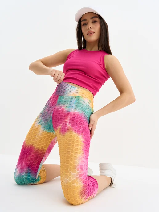 Z&M MODA Капри Вафли, желтый, фото 5