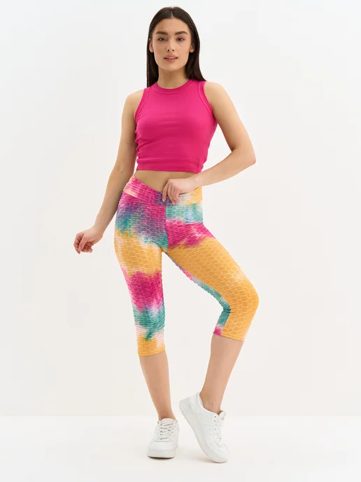 Z&M MODA Капри Вафли, желтый, фото 7