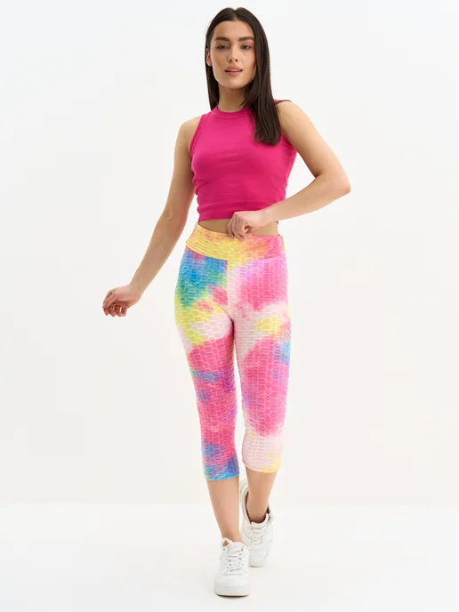 Z&M MODA Капри Вафли, розовый, фото 5