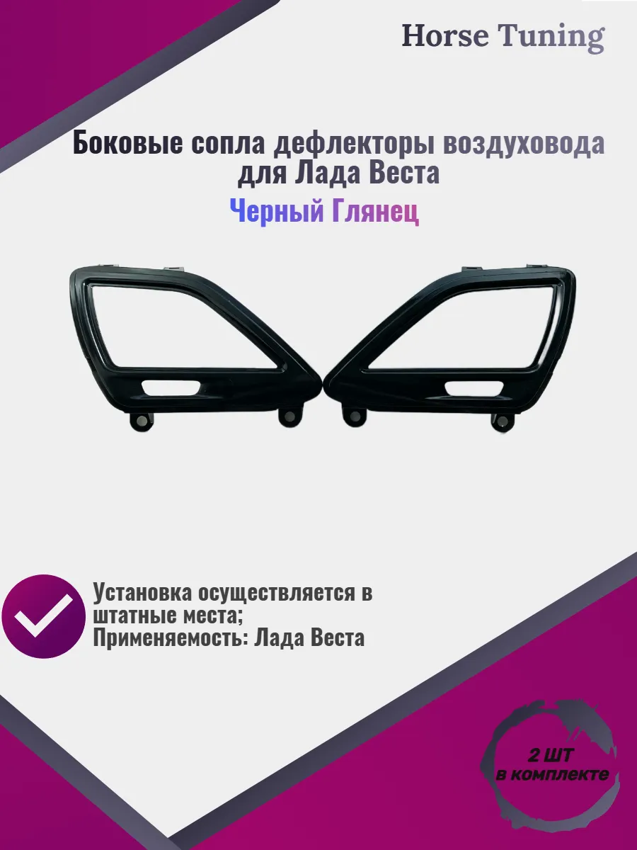 Боковые сопла дефлекторы воздуховода для Лада Веста
