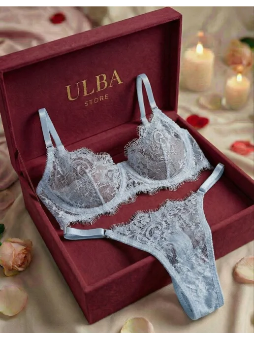 ULBA store Нижнее белье комплект, голубой