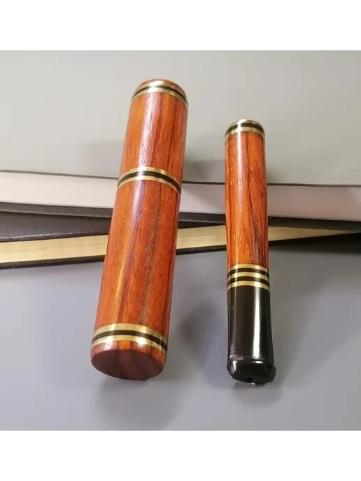 Мундштук для толстых сигарет, коричневый, фото 4