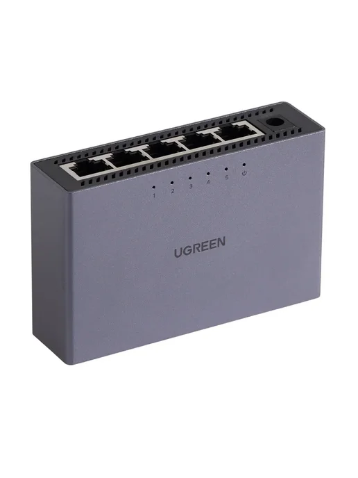UGREEN Коммутатор сетевой CM633 (15641EU) 5-Port, UGREEN Коммутатор сетевой 15641EU