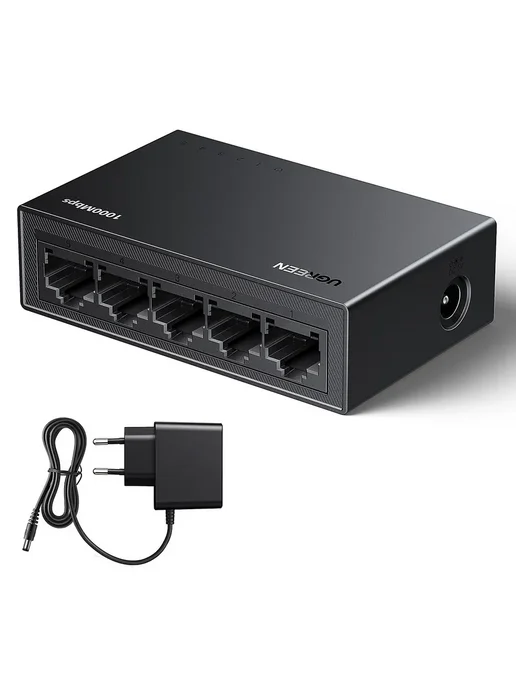 UGREEN Коммутатор сетевой CM833 (35492EU) 5-Port, вариант, фото 5