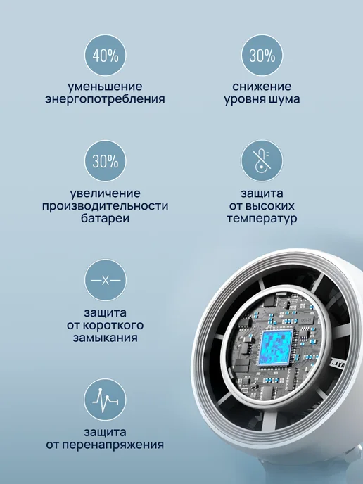 VITAKAI Портативный мини вентилятор ручной, черный, фото 2