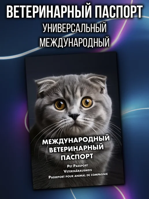 Аурасо Ветеринарный паспорт для кошек и собак международный, вариант
